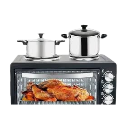 HOFFMANS Mini Oven 55L Hot Plates HM-753 2000W