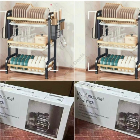 Organisateur de Cuisine 3 Niveaux