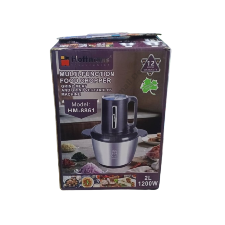 HOFFMANS HM-8861 Hachoir Électrique 2L 1200W Inox