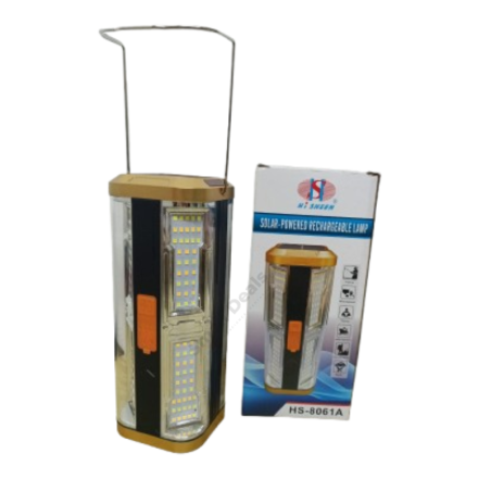 Projecteur LED Rechargeable Solaire avec Power Bank
