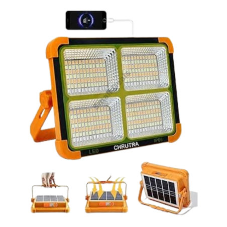 Projecteur Solaire Mobile HOT KATI 100W LED IP66 Autonomie 12H
