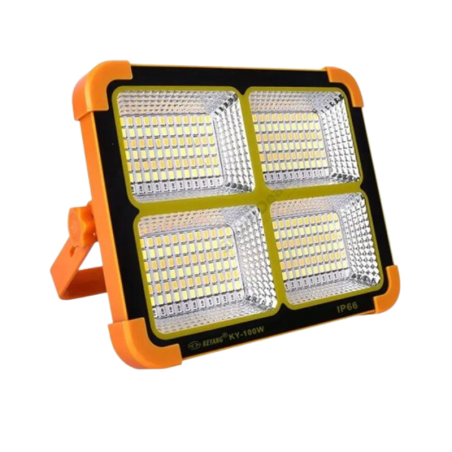 Projecteur Solaire Mobile HOT KATI 100W LED IP66 Autonomie 12H