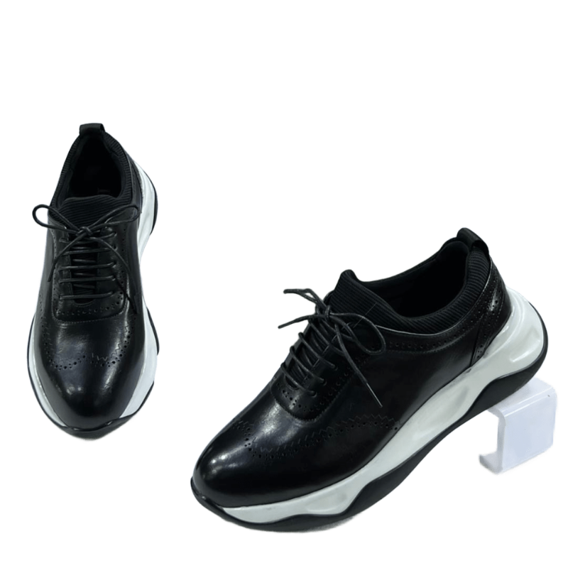 BERLUTI Fast Track Oxford Noir – Sneakers Richelieu