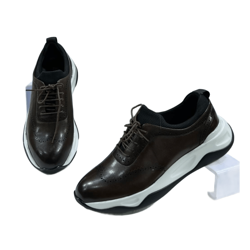 BERLUTI Fast Track Marron Chocolat – Sneakers Richelieu de Luxe en Cuir