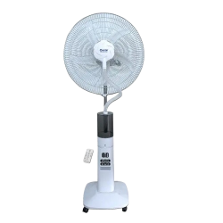 Ventilateur a Vapeur Rechargeable 18 Pouces  avec Télécommande
