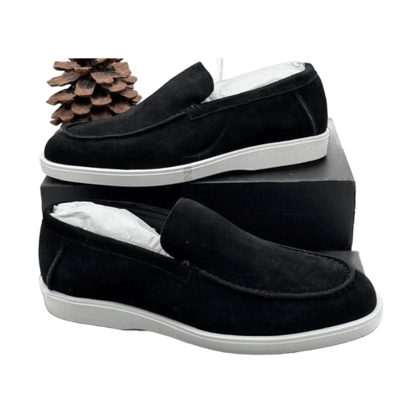 SANTONI Detroit Noir – Mocassins Hybrides