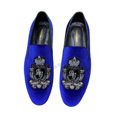 Dolce & Gabbana Milano Bleu Roi – Slippers