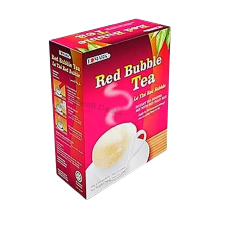 Edmark Red Bubble Tea Thé Noir Instantané Levure Riz Rouge Santé