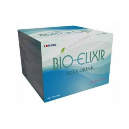 Edmark Bio-Elixir Boisson Instantanée Soja Fraise Boîte 10 Sachets