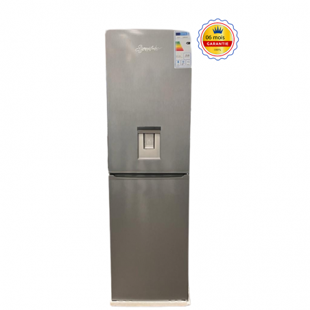 Réfrigérateur comobiné 245 Litres - Signature - SGVR913IXL -  Avec distributeur d'eau -Gris