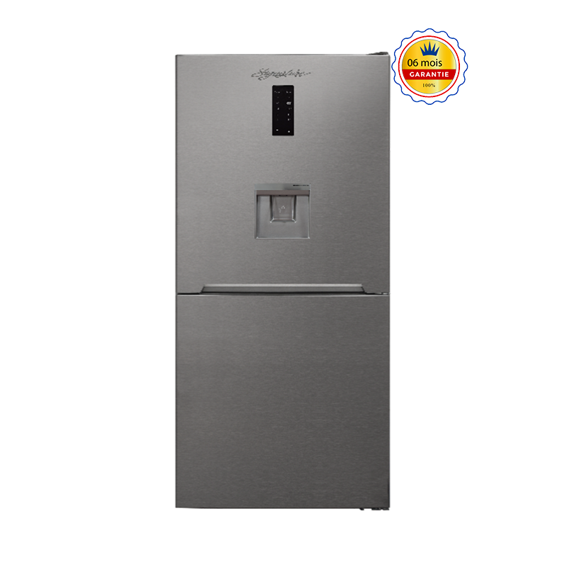 Refrigérateur combiné - Signature - SGVR353IX -  Avec distributeur d'eau - Gris - 313 Litres