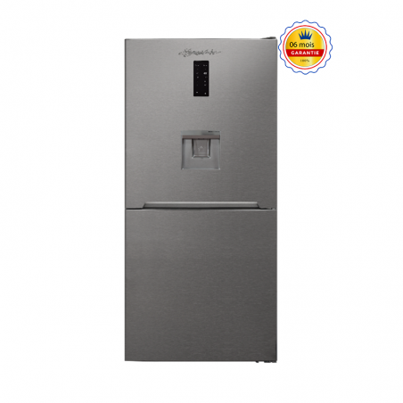 Refrigérateur combiné - Signature - SGVR353IX -  Avec distributeur d'eau - Gris - 313 Litres