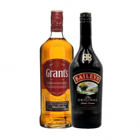 Whisky Grants 75 cl + Baileys