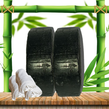 Savon noir a base de bambou