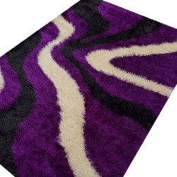 Tapis Design Violet noir...